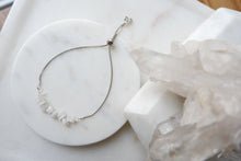 Load image into Gallery viewer, Moonstone "COSIMA" tumbled stone necklace and bracelets.