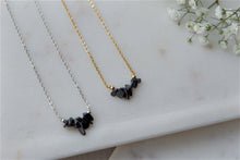 Load image into Gallery viewer, Hematite "GAIA" tumbled stone necklace and bracelets.

