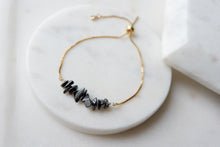 Load image into Gallery viewer, Hematite "GAIA" tumbled stone necklace and bracelets.