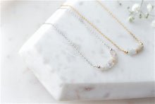 Load image into Gallery viewer, Morganite "ANGELEA" tumbled stone necklace and bracelets.

