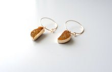 Load image into Gallery viewer, JOY druzzy Stones light HOOPS
