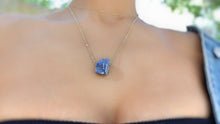 Load image into Gallery viewer, Lapis Lazuli RAW 18k. gold plated necklace.
